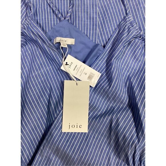 New. JOIE blue chambray wrap dress. Medium. Retails $298 - Picture 8 of 8